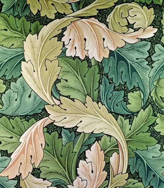 'Acanthus' Tapetendesign, 1875