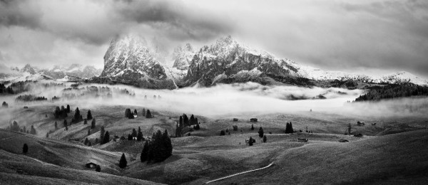 Nebelige Dolomiten