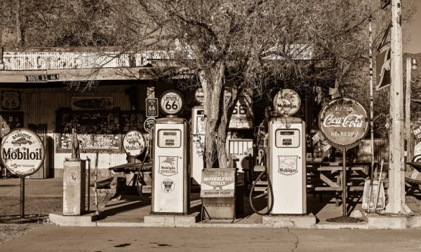 Station an der Route 66