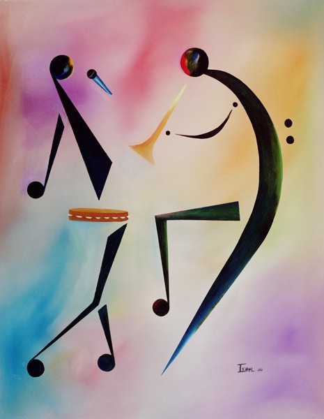 Tamberine Jam, 2006 (Öl auf Leinwand)