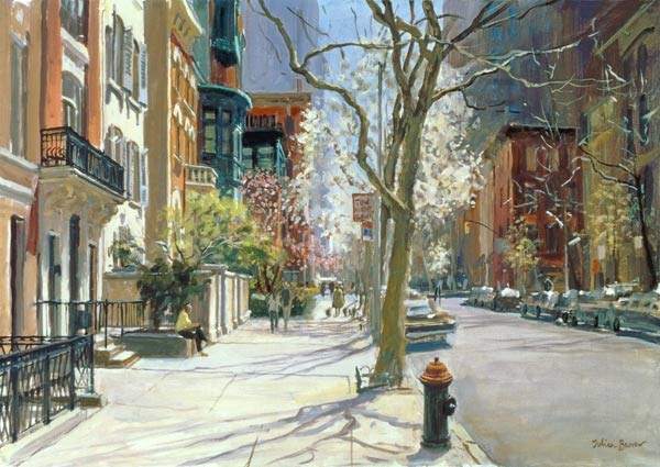 East 70th Street, New York, 1996 (Öl auf Leinwand)