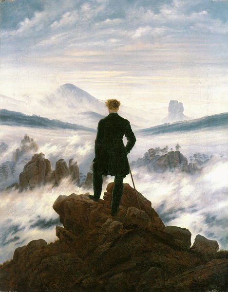 Wanderer über dem Nebelmeer