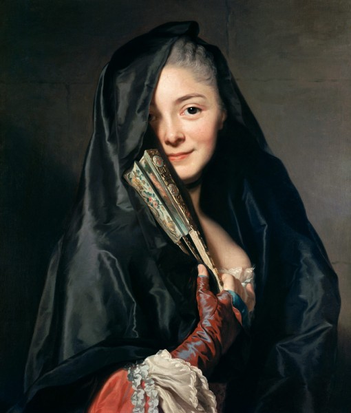 Dame mit Schleier