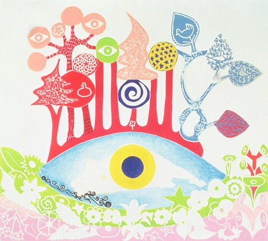 „Dort schläft Titania manchmal in der Nacht, eingelullt in Blumen...“ 1994 (Radierung)
