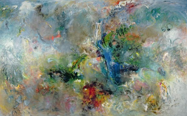 Tal der Wasserfälle, 1994 (Öl auf Leinwand)