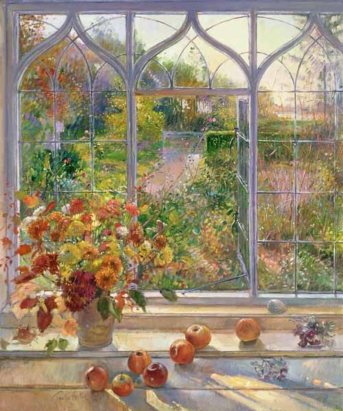Herbstfenster, 1993 (Öl auf Leinwand)