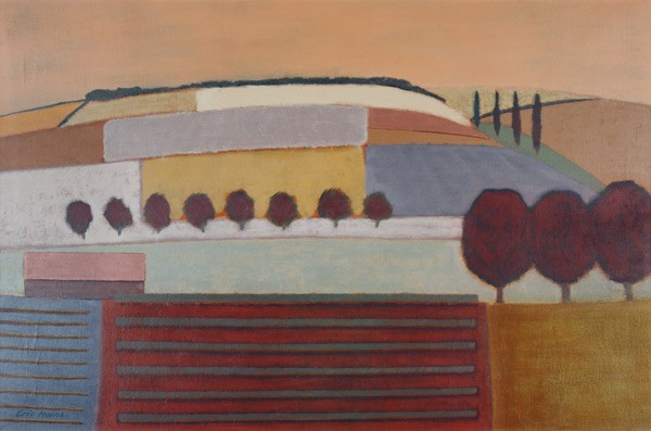 Landschaft von Roussillon (Öl auf Leinwand)