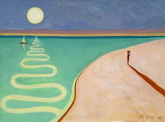 Serpentine Sonnenuntergang, 2004 (Öl auf Leinwand)