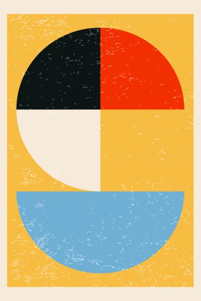 Minimale abstrakte Formen Serie #30