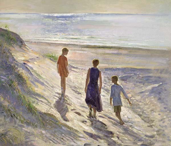 Hinunter zum Meer, 1994 (Öl auf Leinwand)