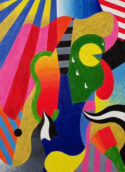 Konzert, 1989 (Acryl auf Holz)
