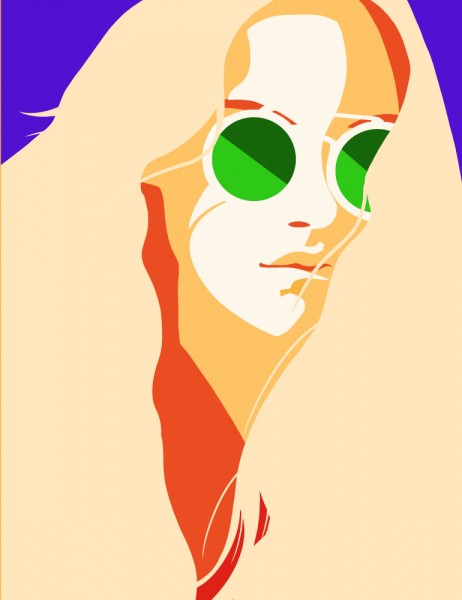 Hippie-Mädchen