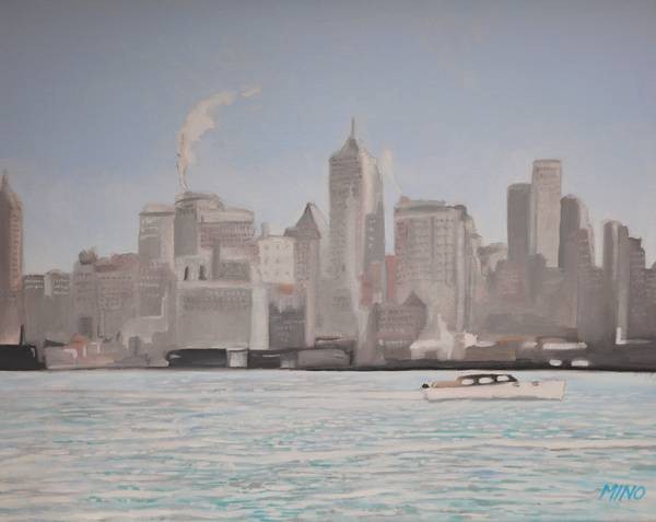 Midtown Manhatten Skyline New York 1920
