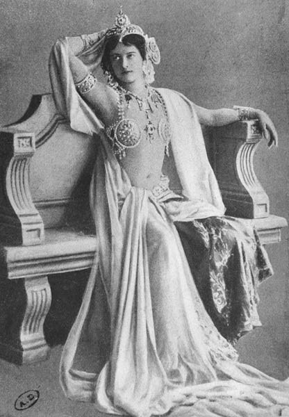 Mata Hari, 1910 (s/w Foto)