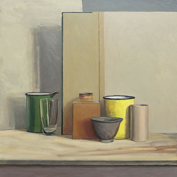 Gelb und Grün (Öl auf Leinwand)