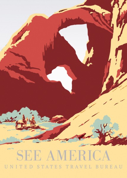 Siehe Amerika-Poster