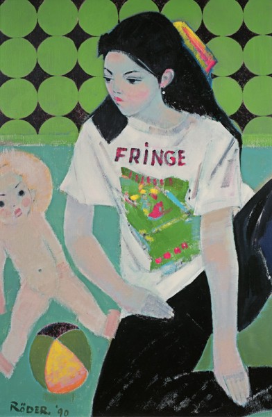 Fransen, 1990 (Öl auf Holz)