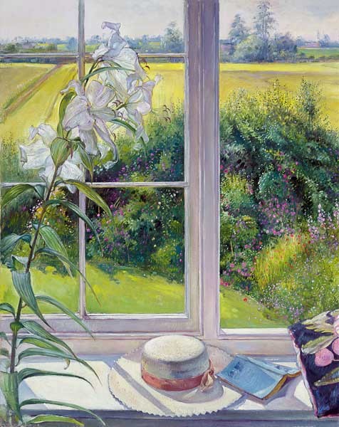 Fensterplatz und Lilie, 1991