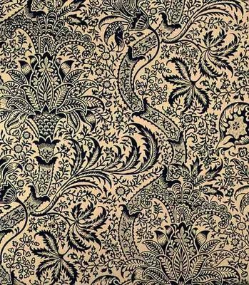 Tapete mit Design im Stil von dunkelblauem Seetang