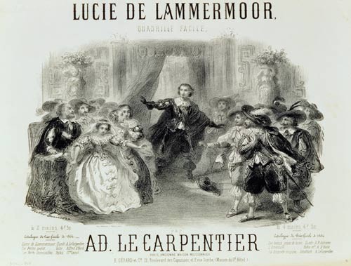 „Lucia di Lammermoor“, die Oper von Domenico G. M. Donizetti (1797-1848)