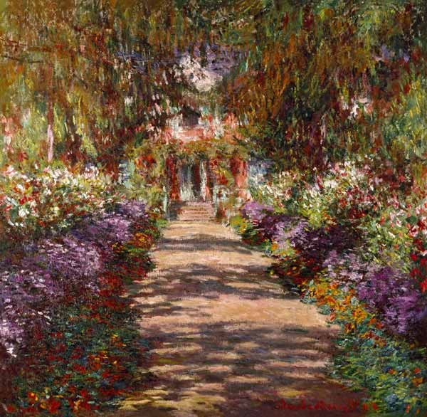Allee in Giverny (Auch Gartenweg genannt)