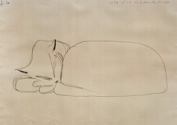 schlummernde Katze, 1939, 233 (S 13).