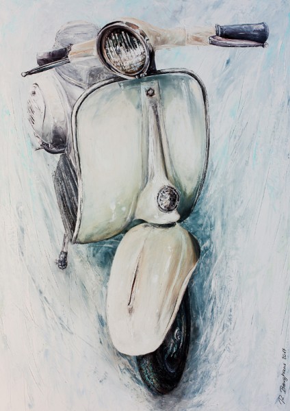 Vespa weiß