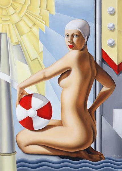 Sonnenanbeter I, 2005 (Öl auf Leinwand)