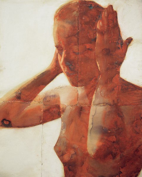 Eine Sekunde Eins, 2006 (Aquarell auf handgeschöpftem indischen Papier)